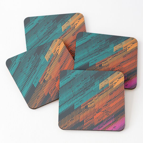 Item preview, Neon Blurry Nights Distorted Vision Design designed and sold by FuddalanDesigns.
