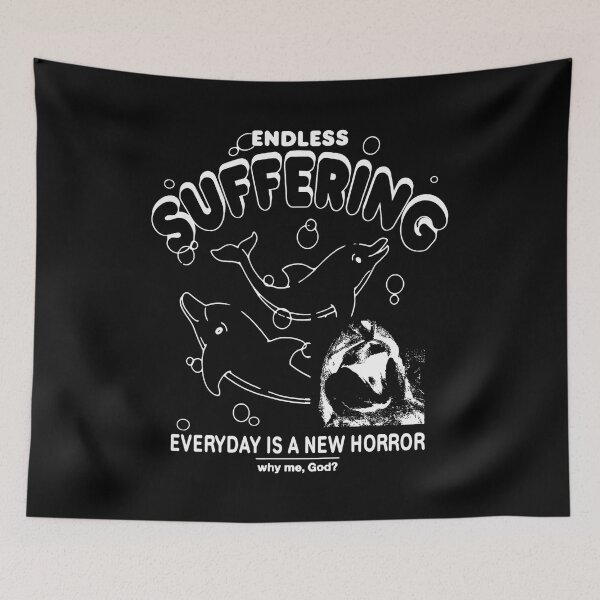 Item preview, Endless Suffering Everyday Is A New Horror Why Me God, Funny Men Women Dolphine Lover Gift designed and sold by Big Twelve.