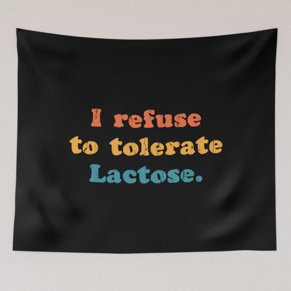 Item preview, Meme I Refuse To Tolerate Lactose Vintage Retro designed and sold by Trostberger.
