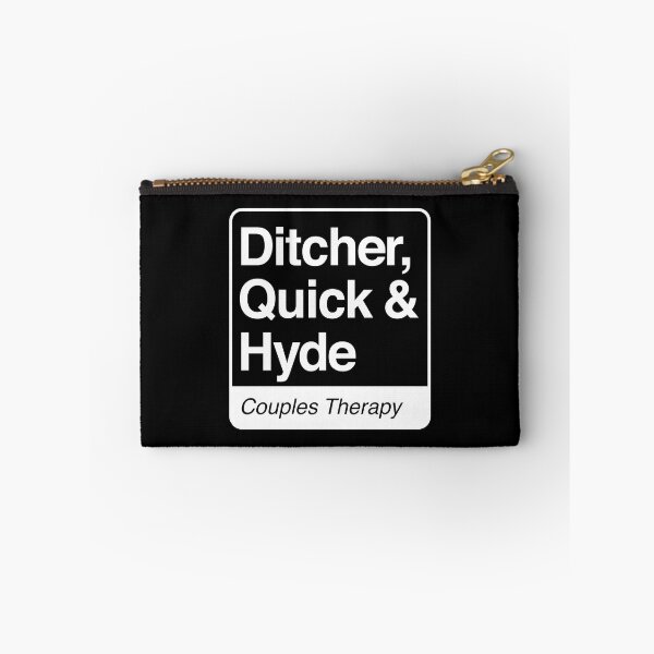 Item preview, Ditcher, Quick & Hyde - Couples Therapy - white print for dark items designed and sold by robimerch.
