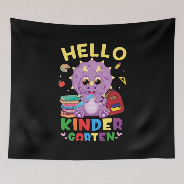 Item preview, Hello Kindergarten Cute Dinosaur Back To School designed and sold by shorgrahanv.