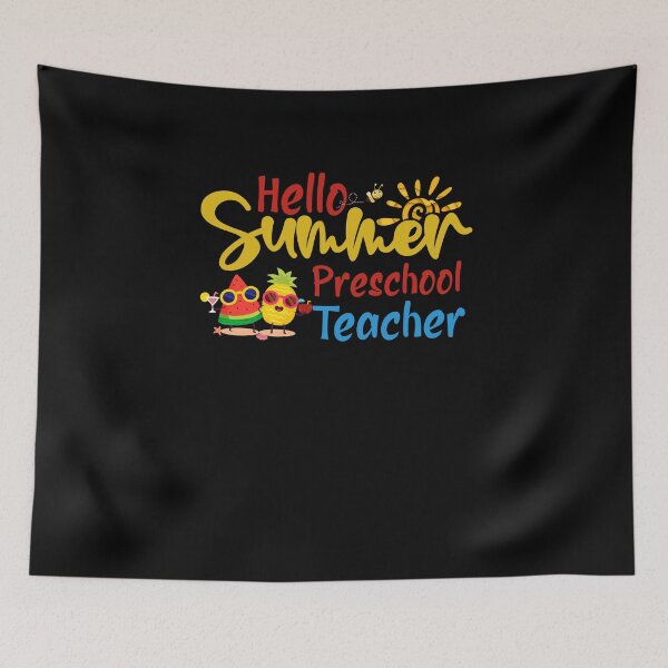 Item preview, Hello Summer Preschool Teacher designed and sold by shorgrahanv.