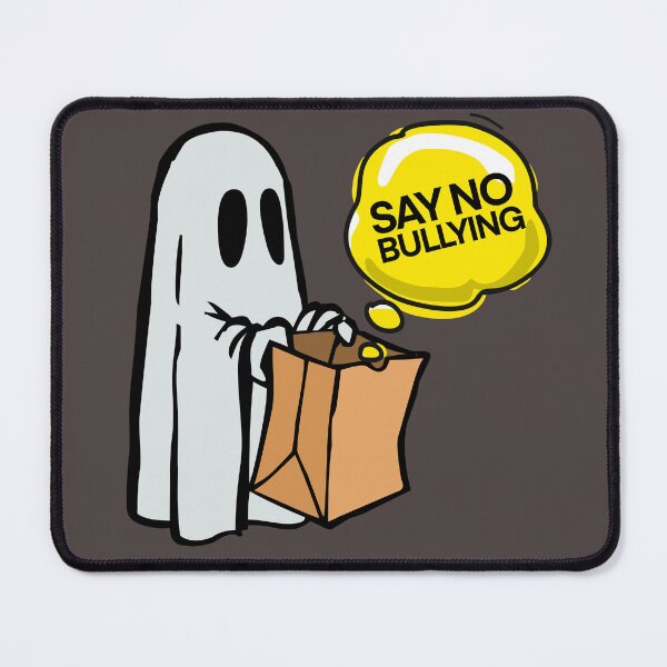Item preview, Boo to bullying, Say no to bullying, anti bullying awareness ghost illustration.  designed and sold by Giovanni-c.