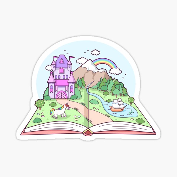 Book Landscape Sticker