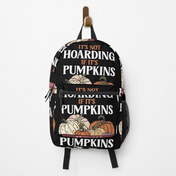 Item preview, It's Not Hoarding If It's Pumpkins Funny Fall Autumn Harvest designed and sold by GravitiTees.