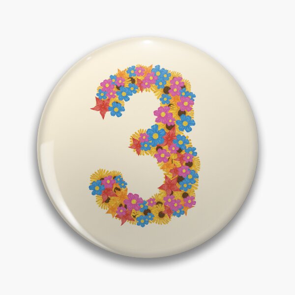 Item preview,  Three/ Number Three /  3 / Numbers / Kindergarten / Preschool / Back To School designed and sold by Naglaa Store.