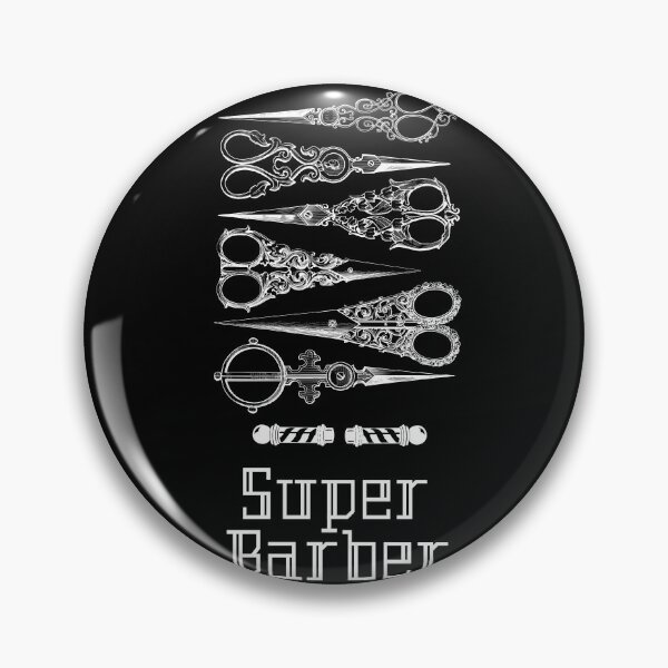 Item preview, 'Super Barber' Old Victorian Scissors - Artistic Designs for T-shirts, stickers and other accessories designed and sold by Ridiculam Toga.