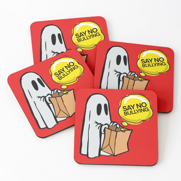 Item preview, Boo to bullying, Say no to bullying, anti bullying awareness ghost illustration.  designed and sold by Giovanni-c.