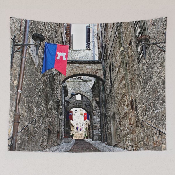 Item preview, Medieval Romanesque City Street Narni Italy designed and sold by Anna Lemos.
