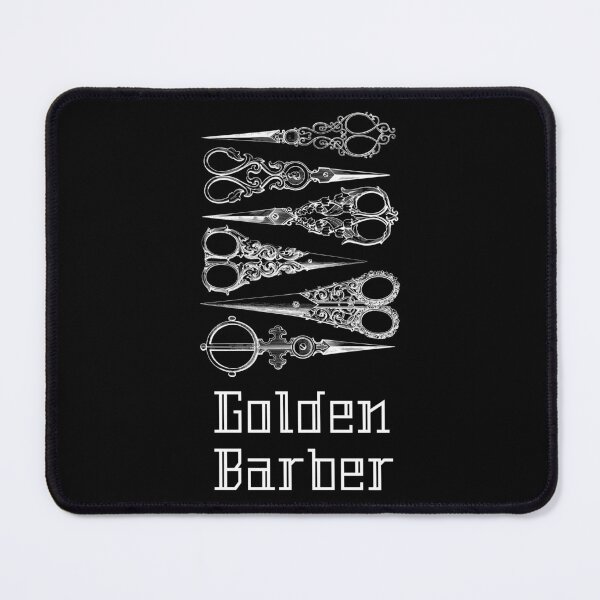 Item preview, 'Golden Barber' Old Victorian Scissors - Artistic Designs for T-shirts, stickers and other accessories designed and sold by Ridiculam Toga.