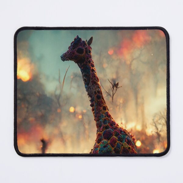 Item preview, A giraffe escaping from a cataclysm. designed and sold by Maniock.