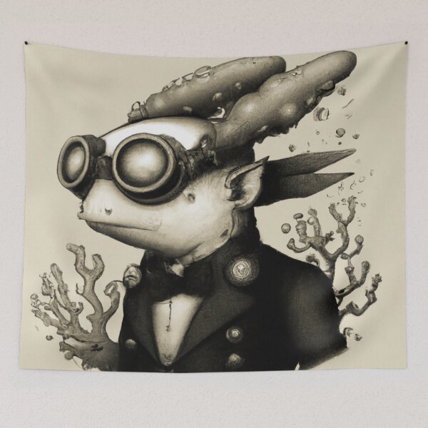 Item preview, Steampunk Axolotl II designed and sold by SteamedpunkVegg.