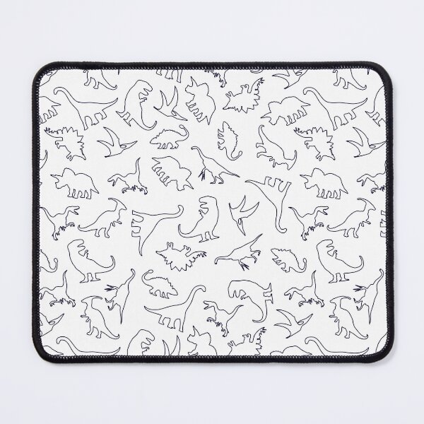 Item preview, Dinosaur Pattern Outline (Dark Outline) designed and sold by jezkemp.