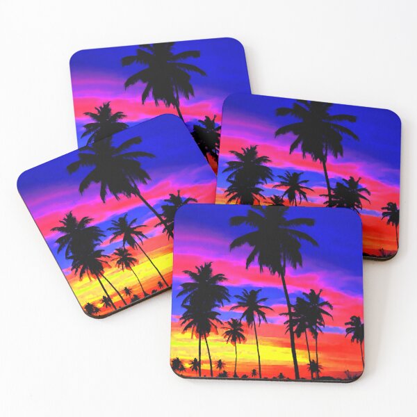 Item preview, Retro Palm Tree Sunset designed and sold by OnigiriDoctor.