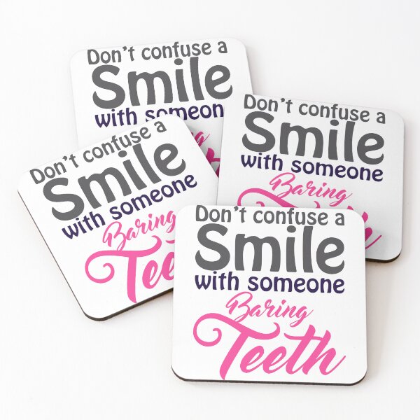 Item preview, Don't confuse a Smile with someone Baring Teeth designed and sold by Amazigh-i7orran.