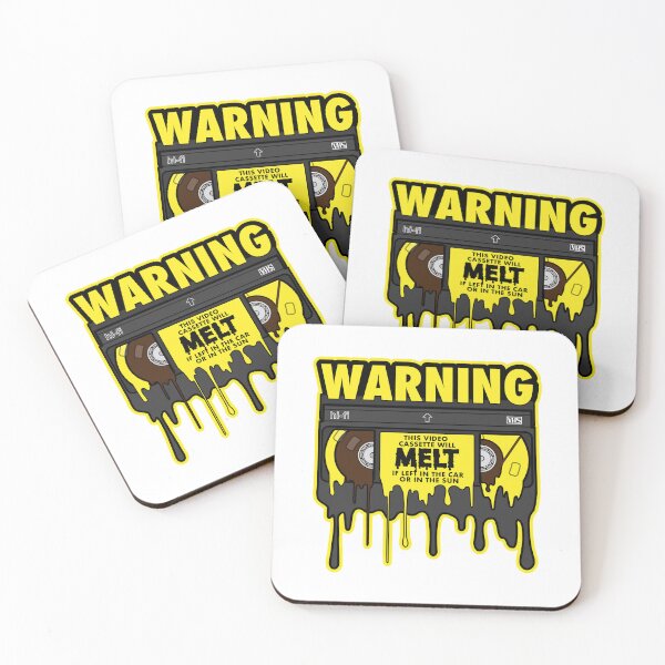 Item preview, Retro VHS Melt Yellow Sticker designed and sold by GGraphix84.