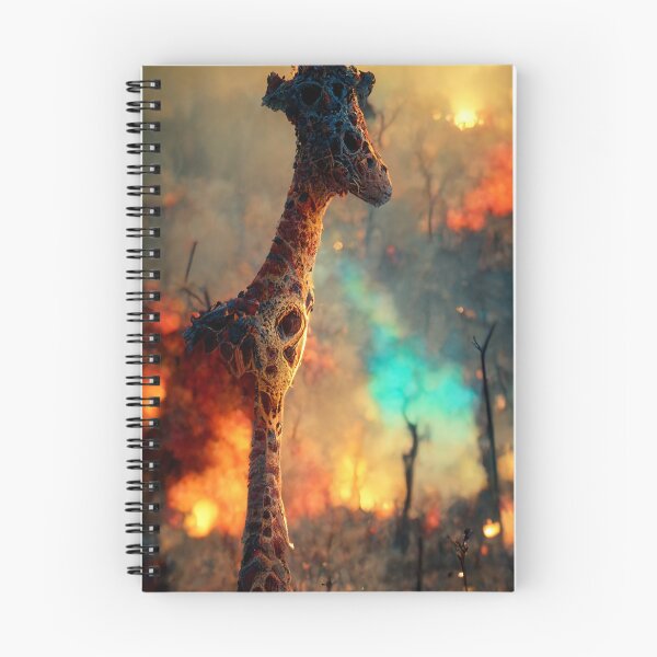 Item preview, Little giraffe during a fire. designed and sold by Maniock.