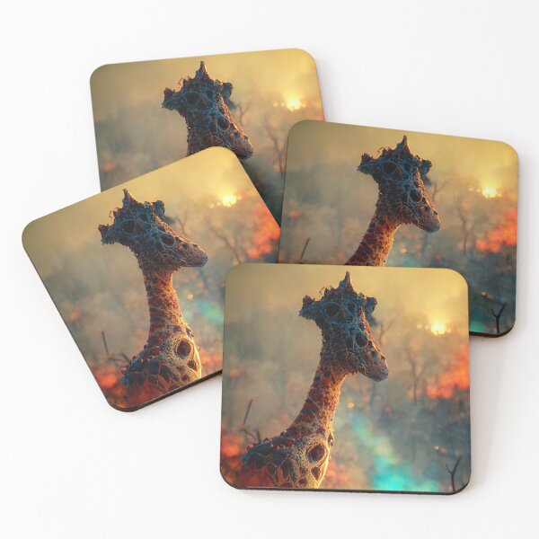 Item preview, Little giraffe during a fire. designed and sold by Maniock.