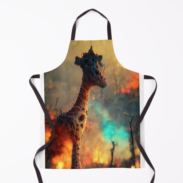 Item preview, Little giraffe during a fire. designed and sold by Maniock.