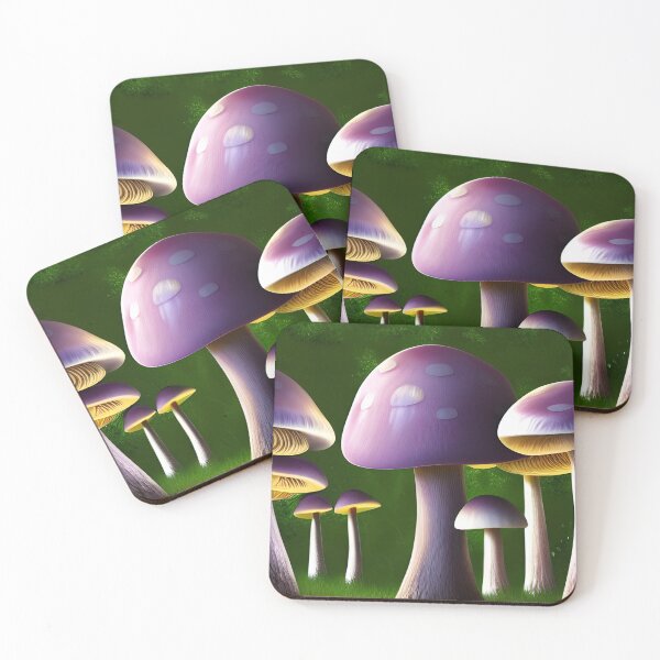Artikelvorschau, Mushroom Forest Tesselation, Ai Generated Art entworfen und verkauft von ACC .