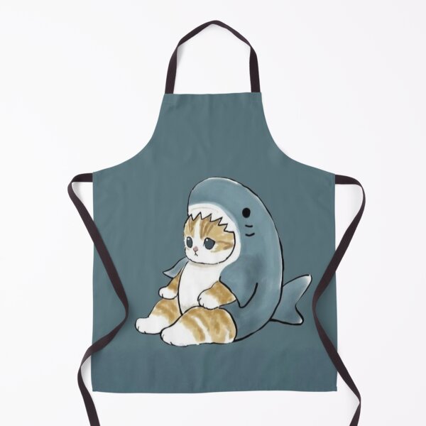 Item preview, cat in a shark costume  designed and sold by fudgecream.