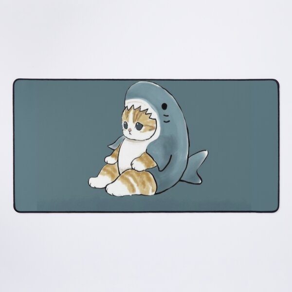 Item preview, cat in a shark costume  designed and sold by fudgecream.