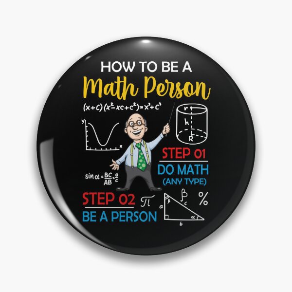 Item preview, How To Be A Math Person Is Do Math And Be A Person Funny Math Lovers designed and sold by huftyjurigan.