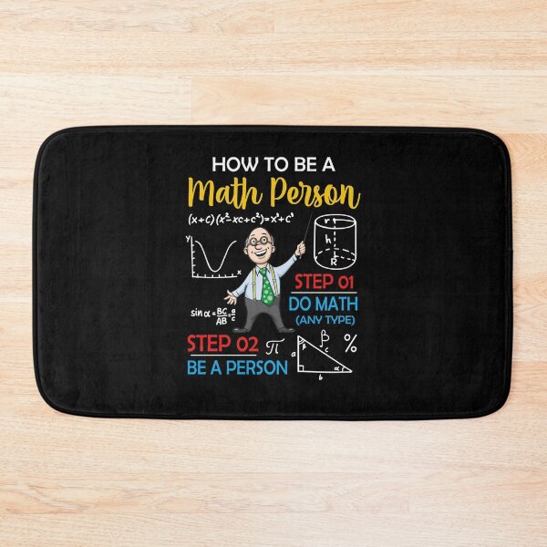 Item preview, How To Be A Math Person Is Do Math And Be A Person Funny Math Lovers designed and sold by huftyjurigan.