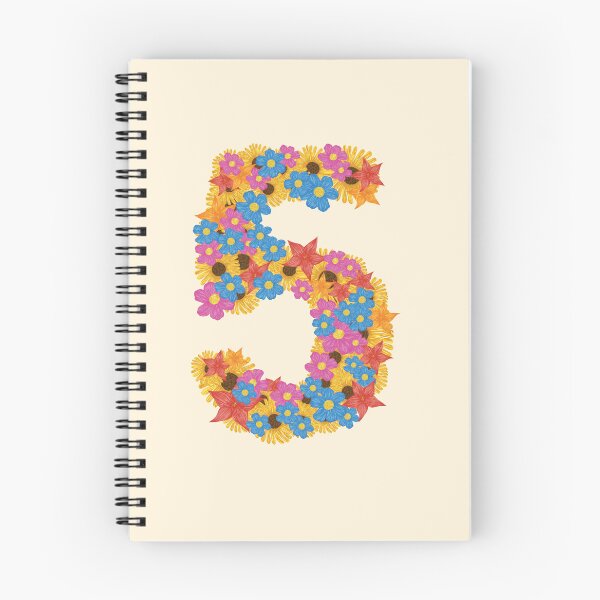 Item preview, Five / Number Five / 5 / Numbers / Kindergarten / Preschool / Back To School designed and sold by Naglaa Store.