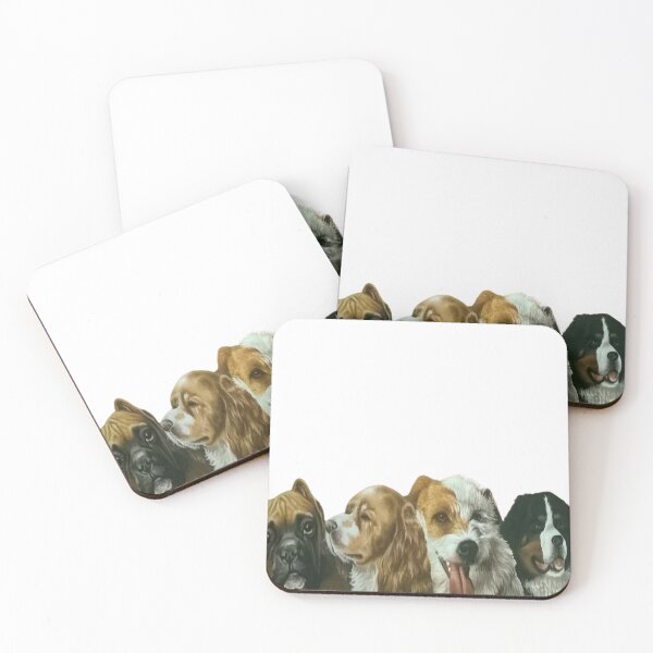 Item preview, Cute Dogs Painting designed and sold by Hanh-Gallery.