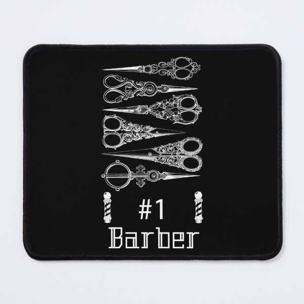 Item preview, 'Number One Barber' Old Victorian Scissors - Artistic Designs for T-shirts, stickers and other accessories designed and sold by Ridiculam Toga.