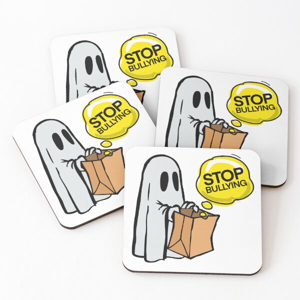 Item preview, Boo to bullying, Stop bullying, anti bullying awareness ghost illustration.  designed and sold by Giovanni-c.