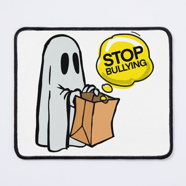 Item preview, Boo to bullying, Stop bullying, anti bullying awareness ghost illustration. designed and sold by Giovanni-c.
