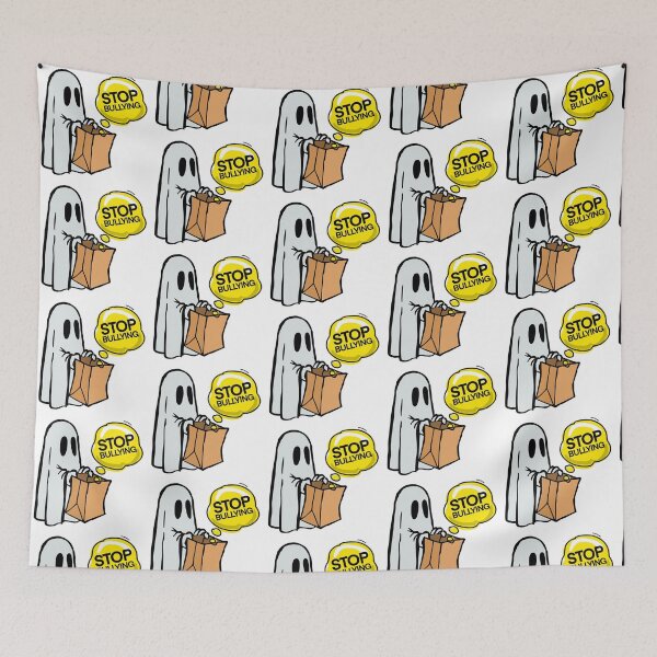 Item preview, Boo to bullying, Stop bullying, anti bullying awareness ghost illustration.  designed and sold by Giovanni-c.