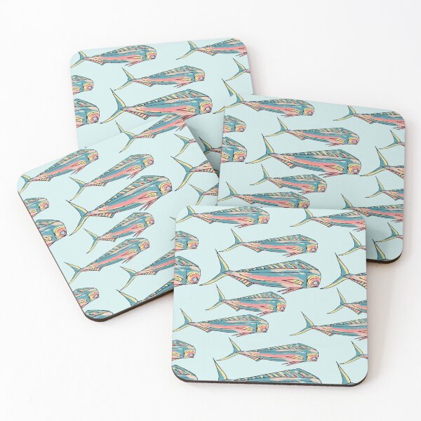 Item preview, Sea Blue - Mahi Run designed and sold by HueHausDesign.