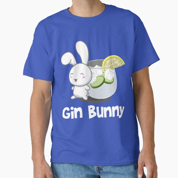 Item preview, Gin Bunny - Parody of Gym Bunny Funny T-Shirt designed and sold by sedderzz.