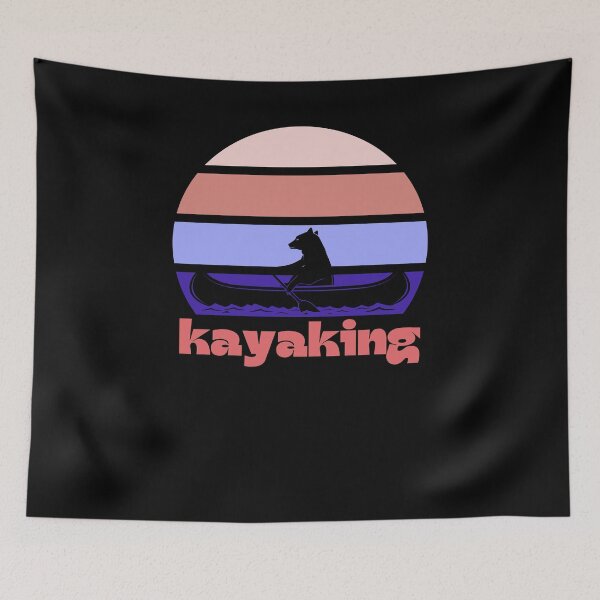 Item preview, Kayaking Bear At Sunset designed and sold by FlippySan.
