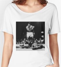 Muhammad Ali Knocks Out Sonny Liston Women's Relaxed Fit T-Shirt
