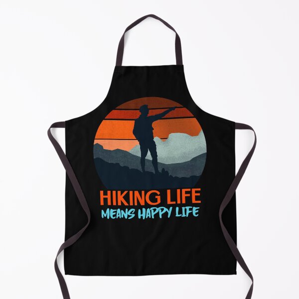 Item preview, HIKING LIFE MEANS HAPPY LIFE designed and sold by MJ96-PRO.