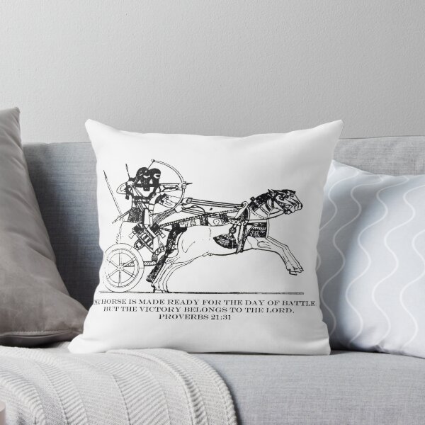 Item preview, Proverbs 21:31 Assyrian Horse Chariot Battle designed and sold by LiteraryAttire.