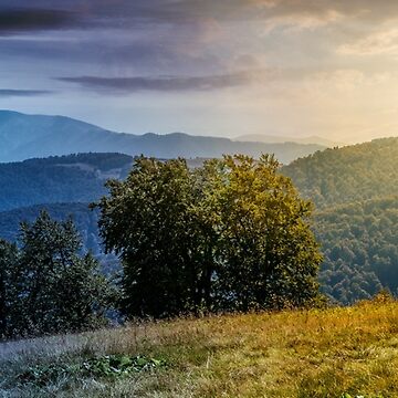 Artwork thumbnail, beautiful Carpathian panorama time concept by mike-pellinni