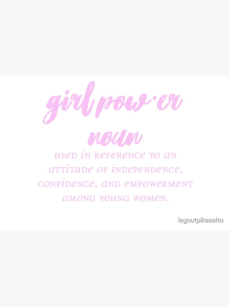 girl-power-definition-poster-for-sale-by-layoutpikesalto-redbubble