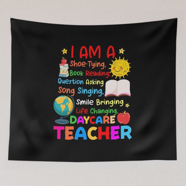 Item preview, I Am A Shoe Tying Tear Drying Daycare Teacher Back To School Kindergarten designed and sold by rullandolhun5.