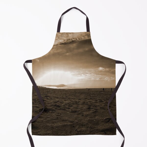 Item preview, autmunal sunset on beach in sepia designed and sold by FotoMahieu.
