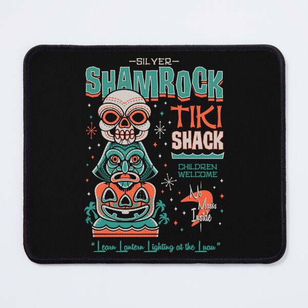 Item preview, Shamrock Tiki Shack - Creepy Cute Spooky Halloween - Vintage Surf T-Shirt designed and sold by Nemons.