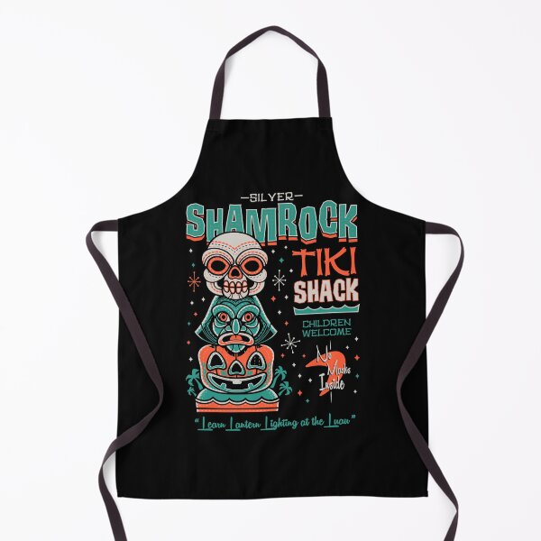 Item preview, Shamrock Tiki Shack - Creepy Cute Spooky Halloween - Vintage Surf T-Shirt designed and sold by Nemons.