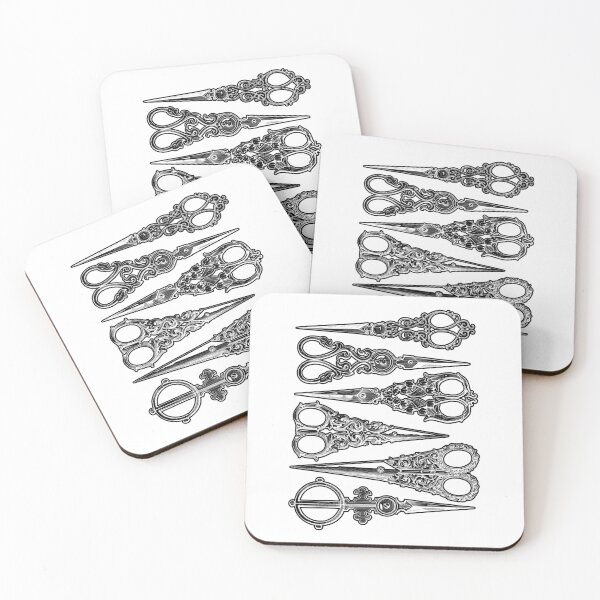 Item preview, Old Victorian Scissors - Artistic Designs for T-shirts, stickers and other accessories designed and sold by Ridiculam Toga.