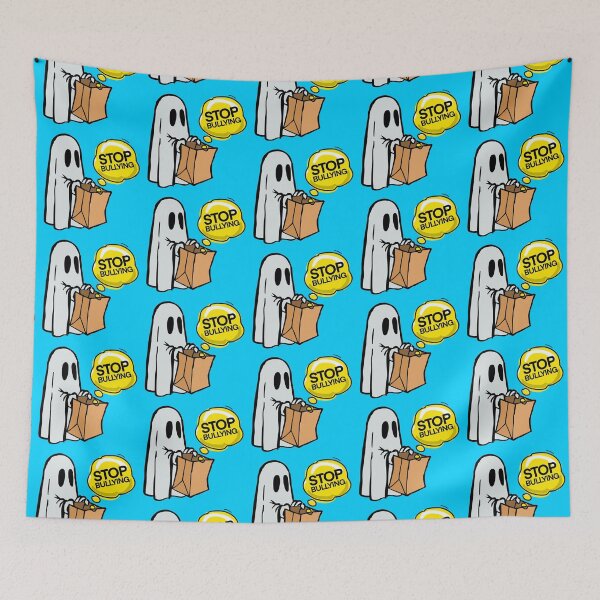 Item preview, Boo to bullying, Stop bullying, anti bullying awareness ghost illustration.  designed and sold by Giovanni-c.