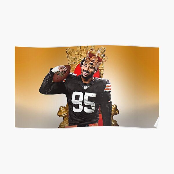 Myles Garrett Cleveland Browns 22.4'' x 34'' Association Players Only Poster