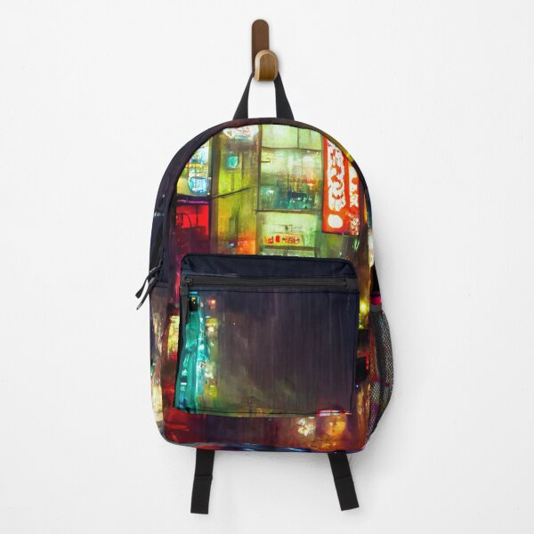 Item preview, Rainy Tokyo street art designed and sold by barrriwa.